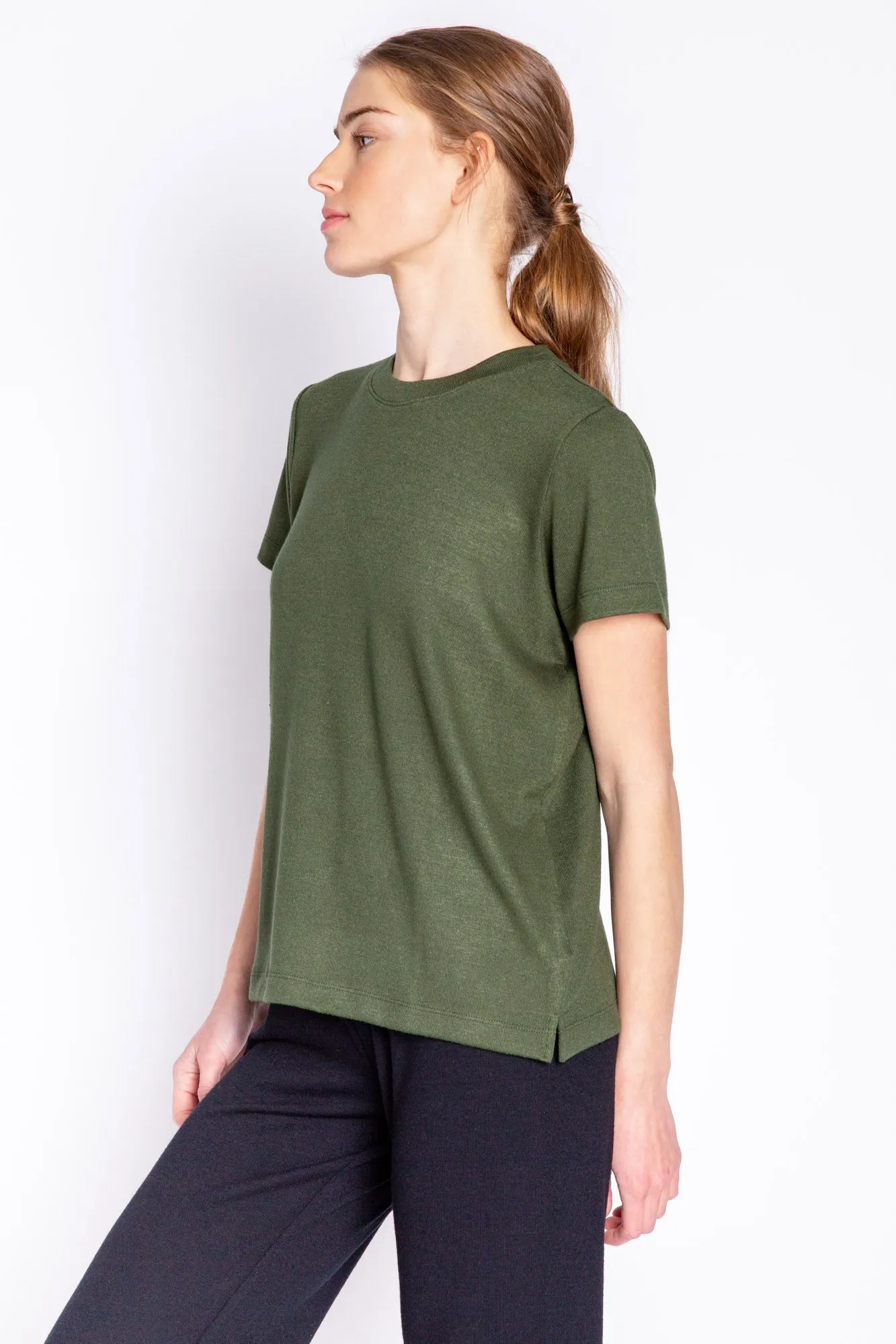 PJ Salvage Reloved Lounge Solid Short Sleeve