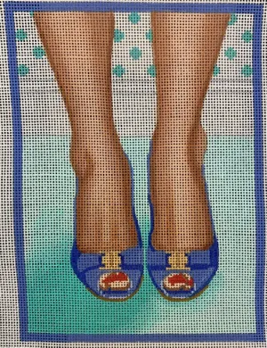 PL-466 Here’s Looking At Shoe - Ferragamo Peep-Toe Heels