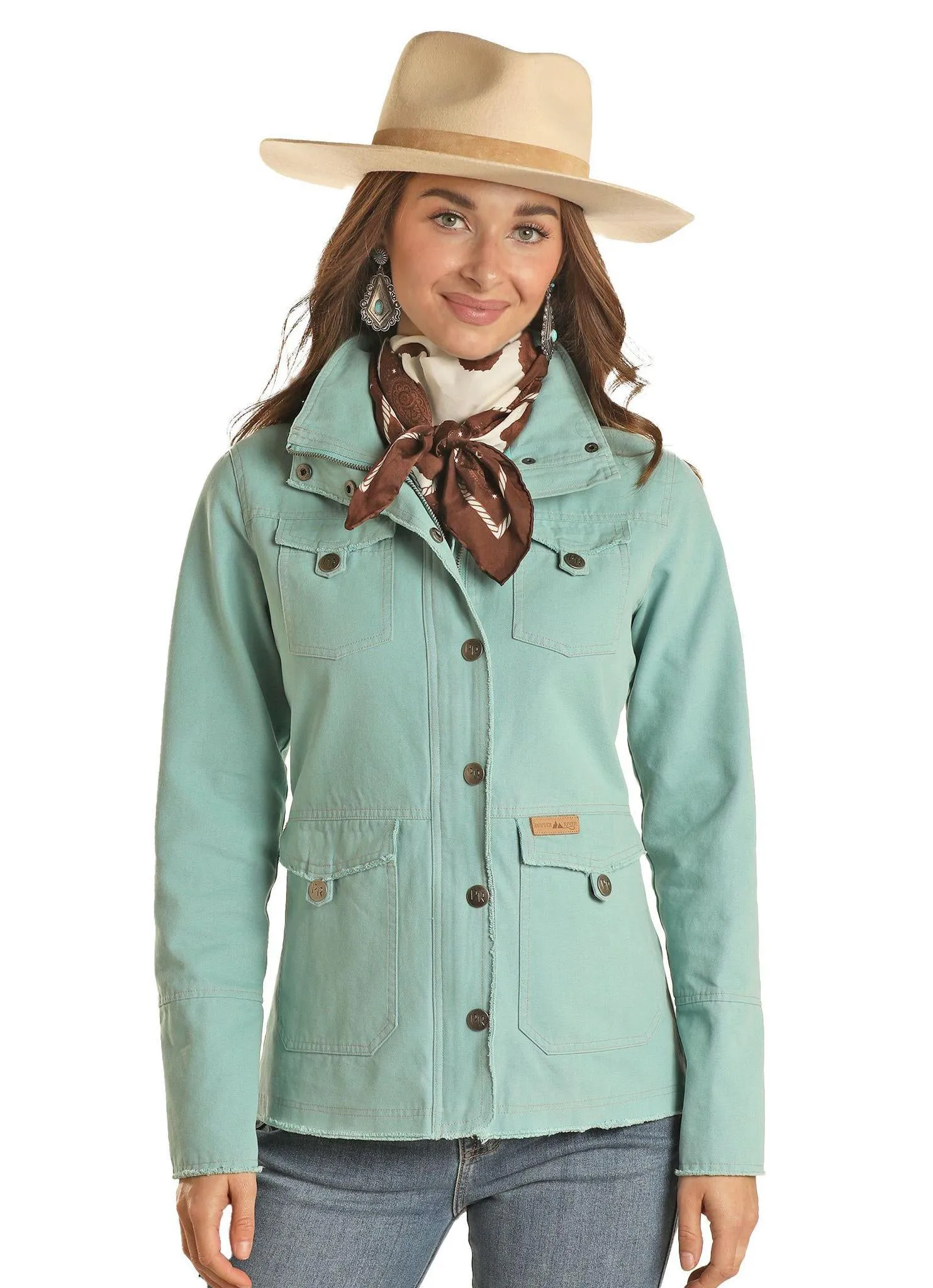 POWDER RIVER LADIES LIGHT WEIGHT CANVAS JACKET