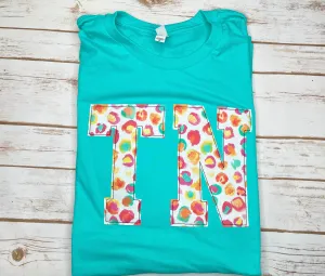 Rainbow Leopard State Tee Wholesale