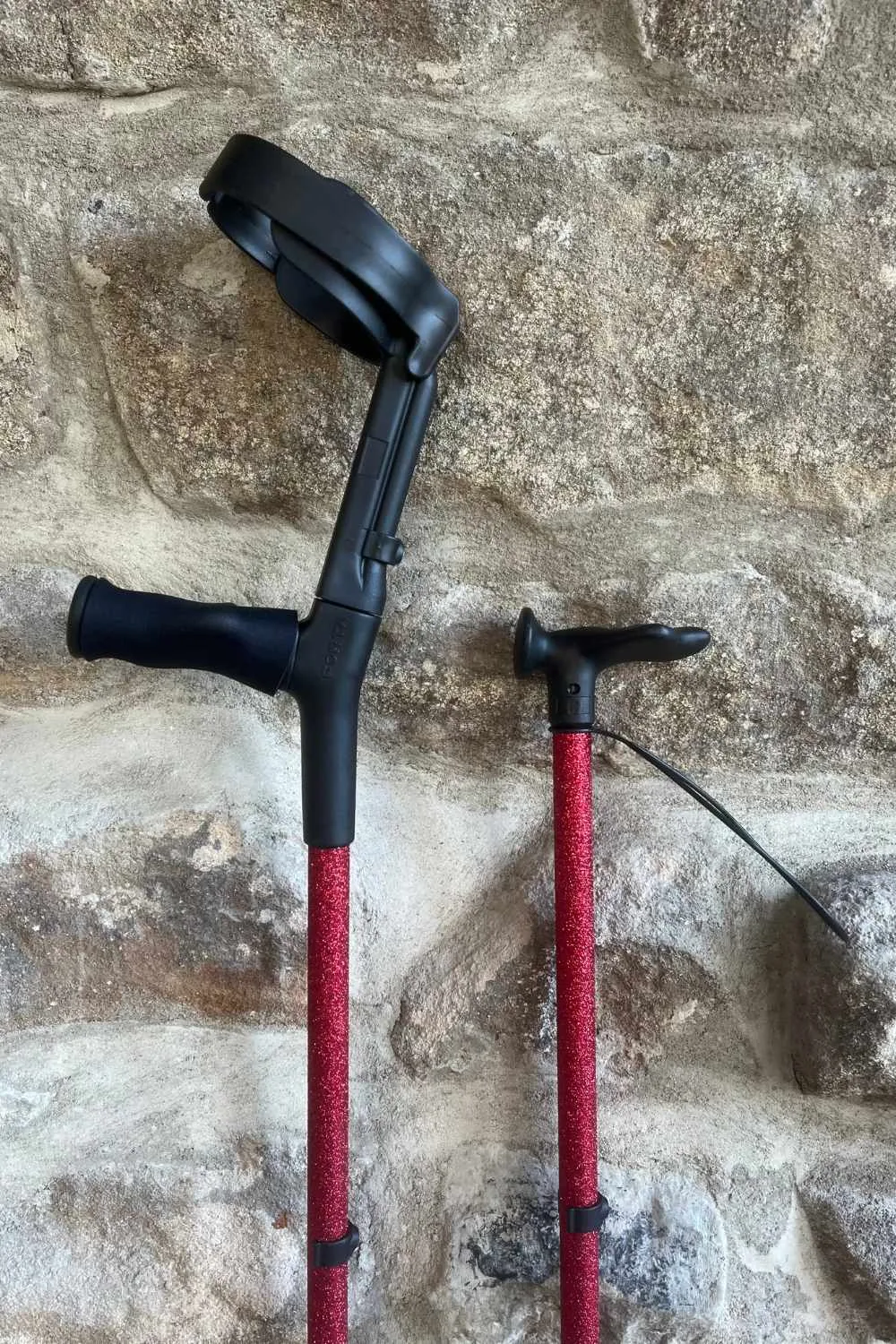 Red Glitter Walking Stick