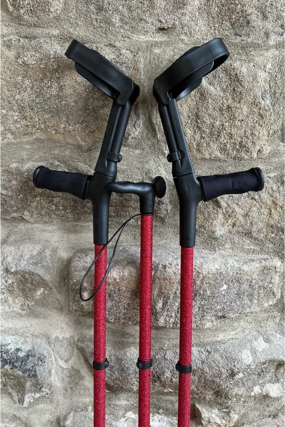Red Glitter Walking Stick
