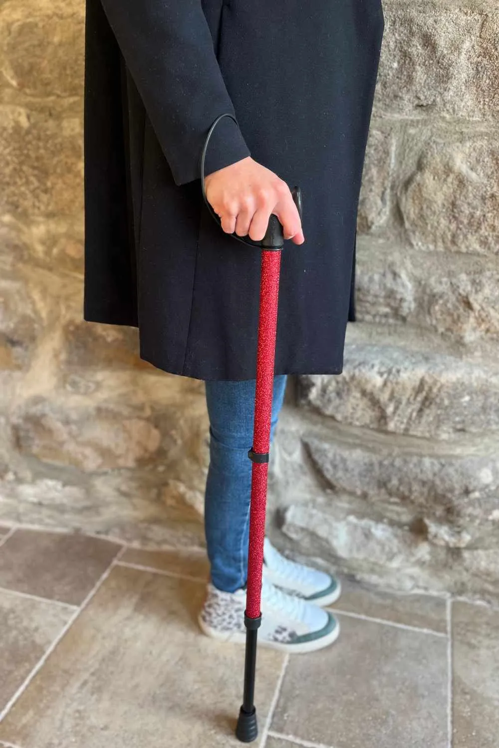 Red Glitter Walking Stick