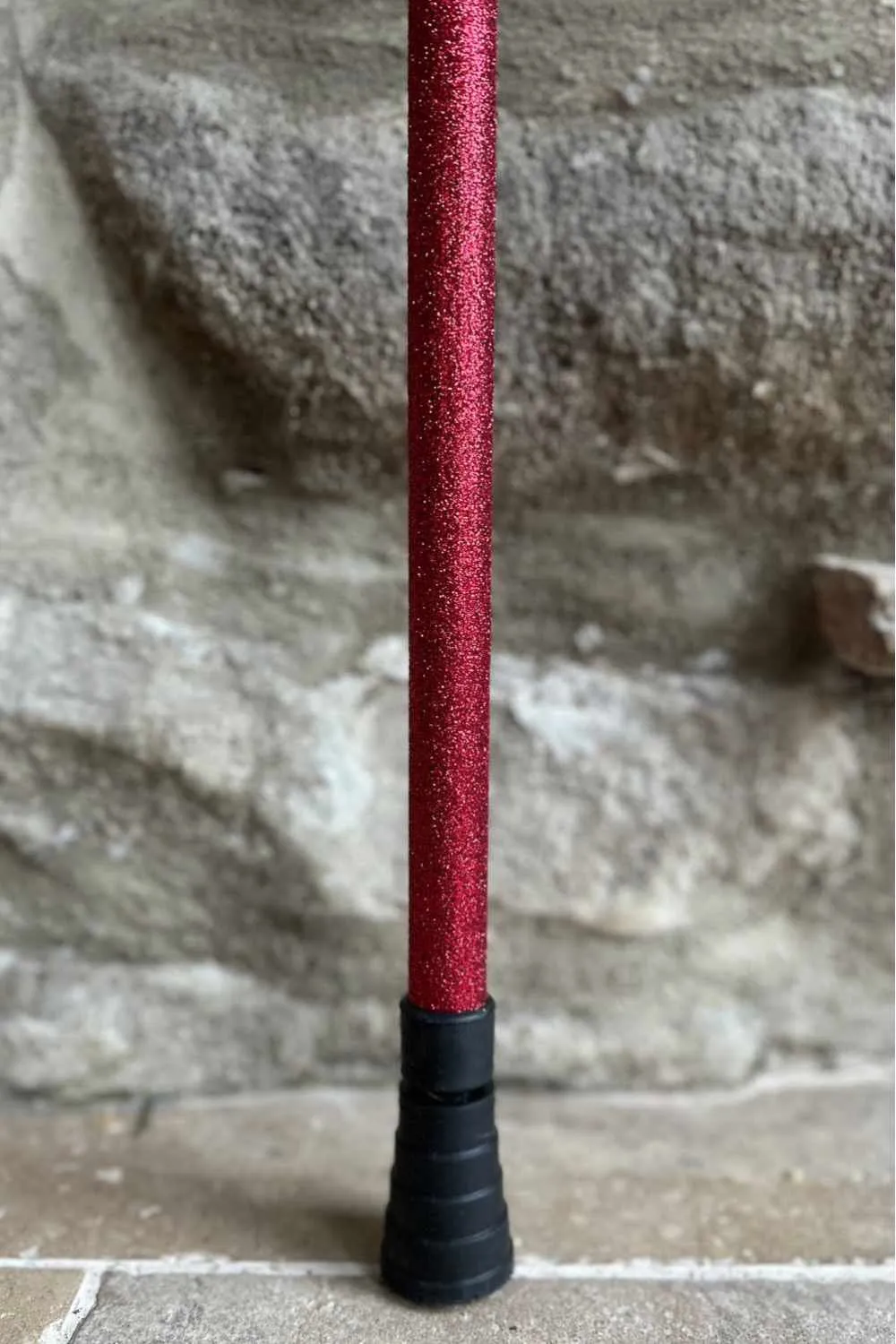 Red Glitter Walking Stick