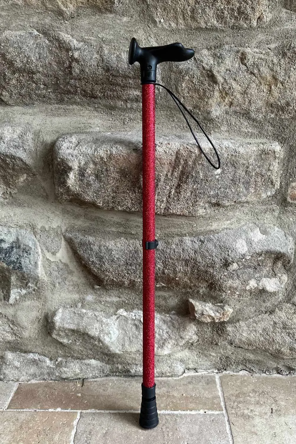 Red Glitter Walking Stick