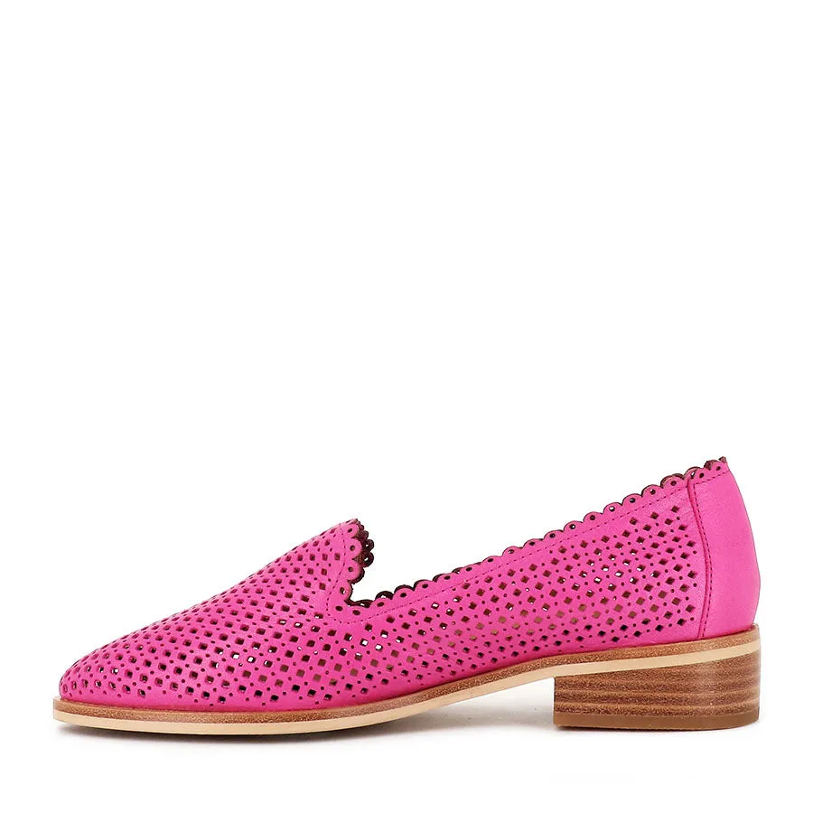 ROCKIN - FUCHSIA LEATHER