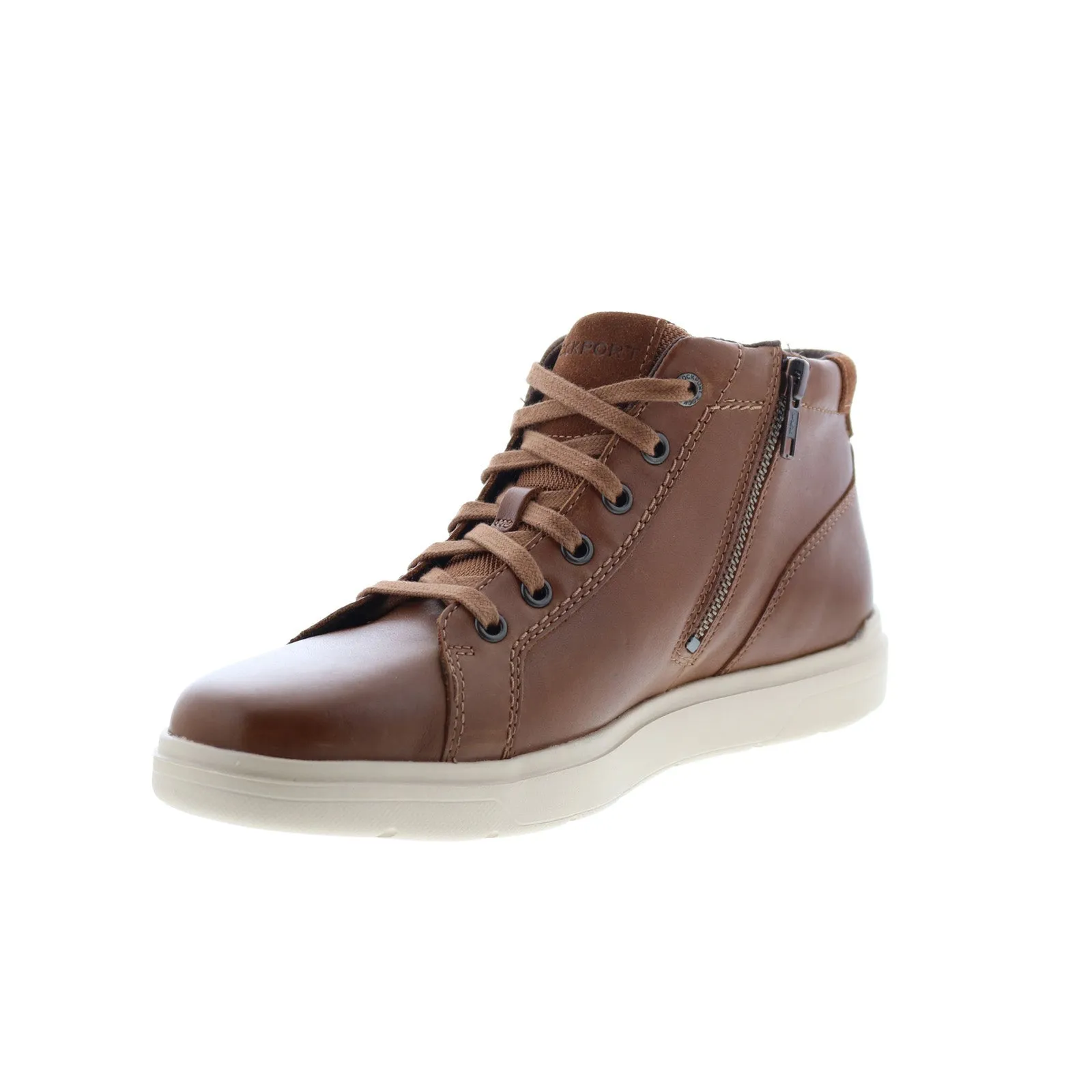 Rockport Total Motion Lite Zip Chukka CI5721 Mens Brown Wide Chukkas Boots