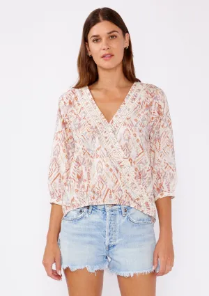 Sand Dune Surplice Top