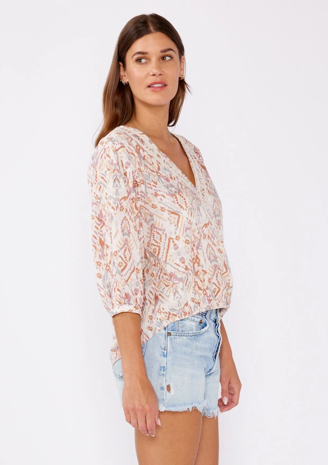 Sand Dune Surplice Top