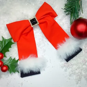Santa Boots Bow
