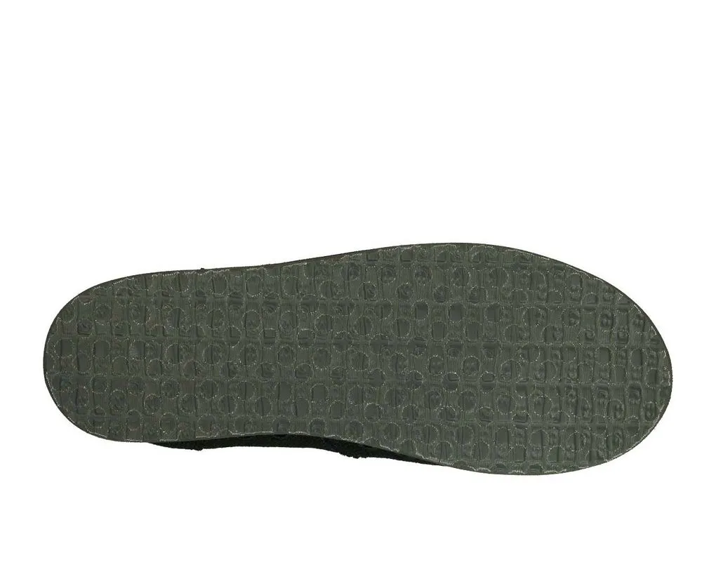 Sanuk Donna Hemp Black Slip On Rounded Closed Toe Canvas Casual Loafers Shoes