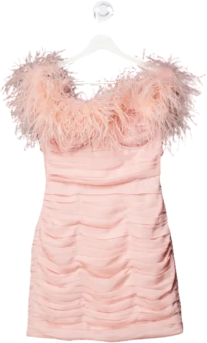 Sau Lee Pink Chelsea Mini Dress UK 6