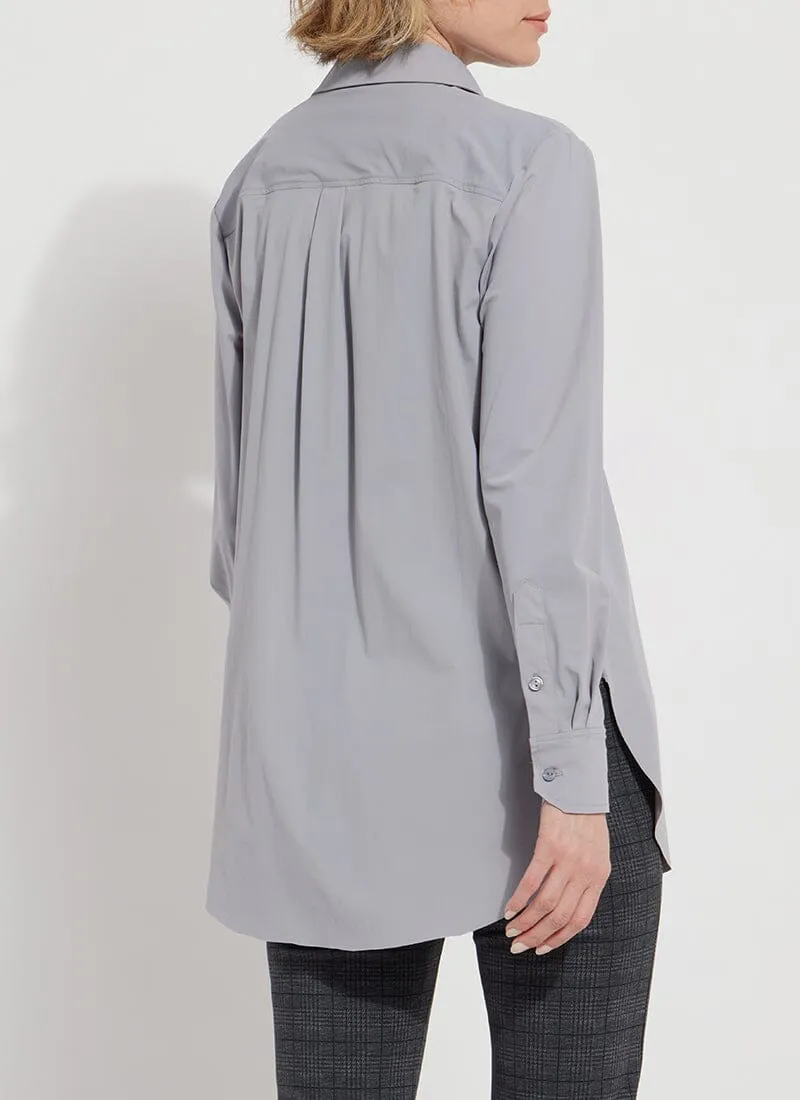 Schiffer Button Down- Shadow Gray