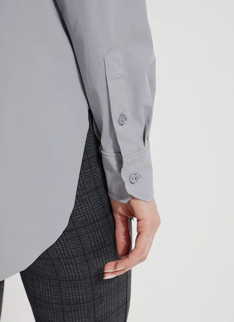Schiffer Button Down- Shadow Gray