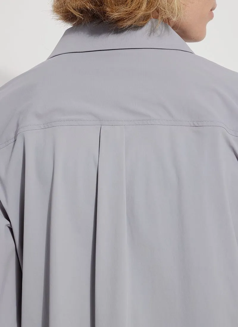Schiffer Button Down- Shadow Gray