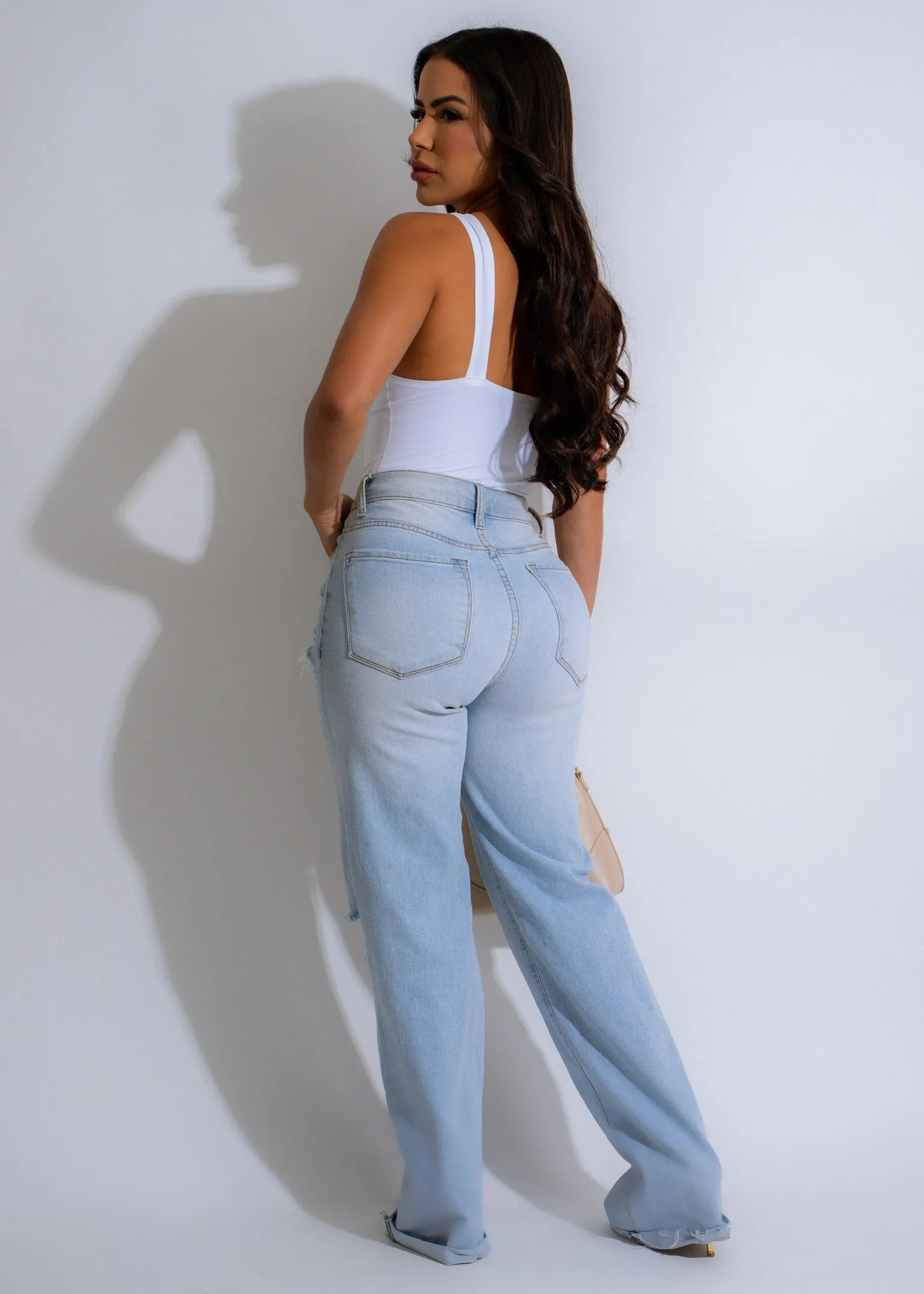 Serenity Plunge Bodysuit White