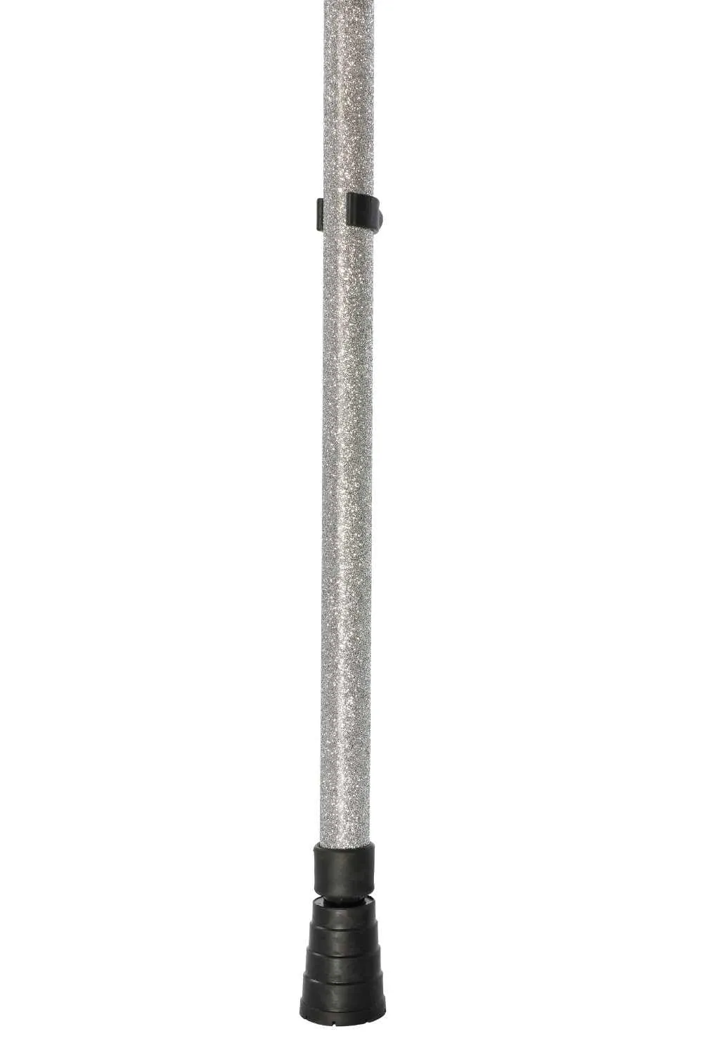 Silver Glitter Walking Stick