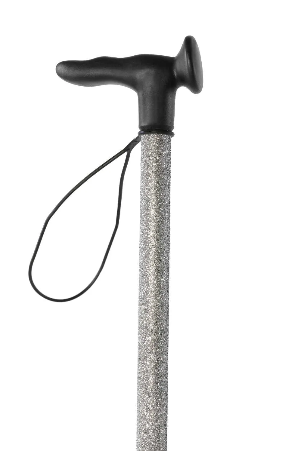 Silver Glitter Walking Stick