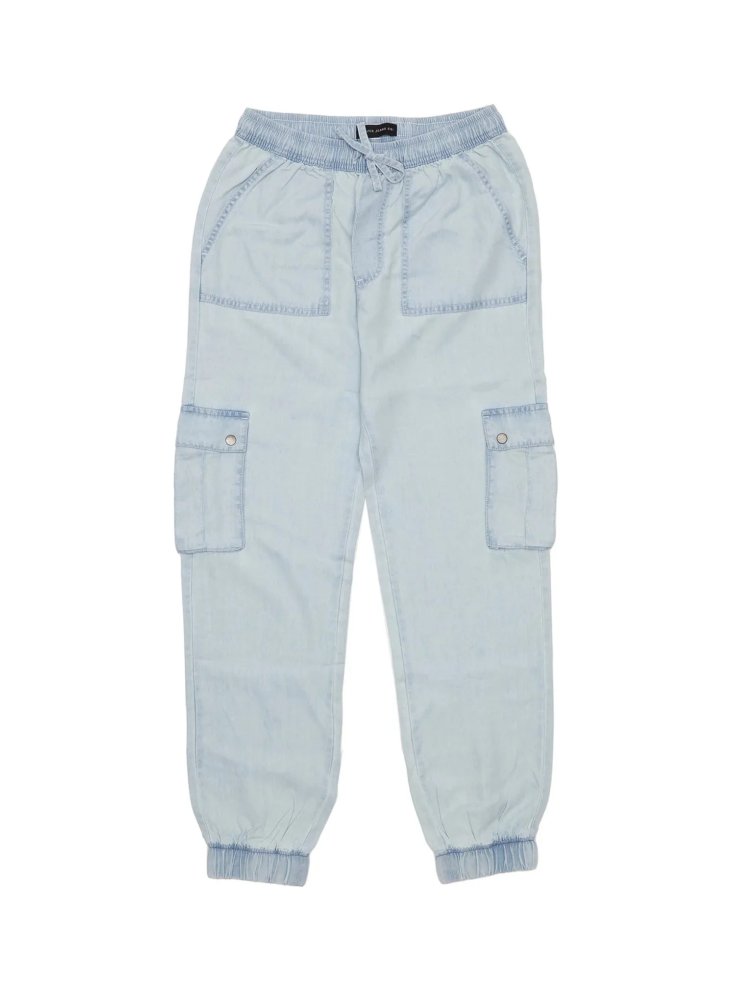 Silver Jeans Co Super Comfy Highwaist Relax Fit Summer Cargo Jeans: Sizes 8 to 16