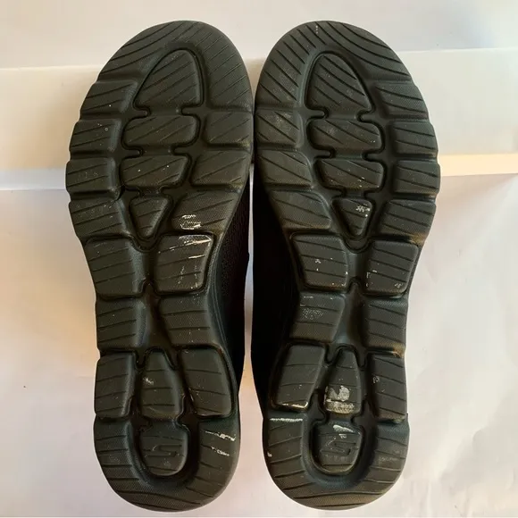 SKECHERS MENS GOWALK 5 APPRIZE SLIP-ON BLACK WALKING ATHLETIC SHOE. Sz12