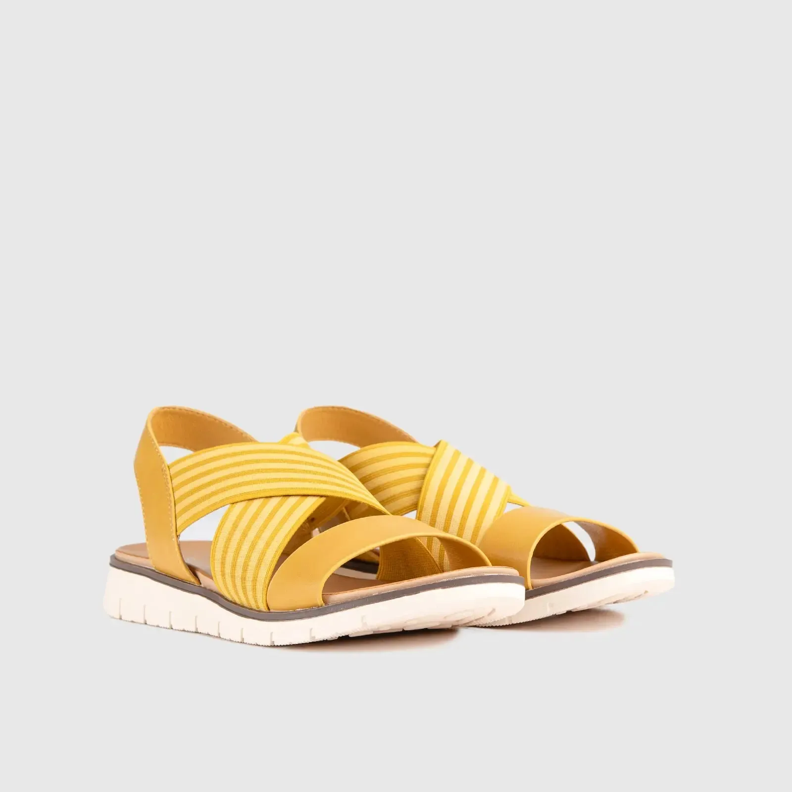 Soft Style Deleri Comfort Sandal Yellow 01481