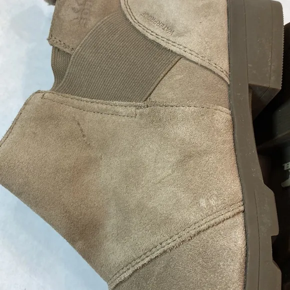SOREL Emelie Waterproof Chelsea (Youth) beige