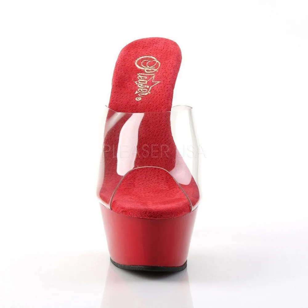 SS-KISS-201 Platform Sandal | Clear Vinyl