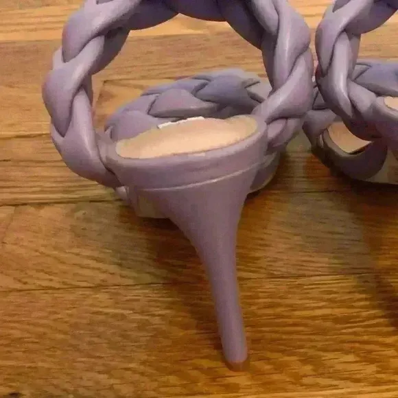 Steve Madden Kenley Lavender Braided Heels, Womens size 6.5
