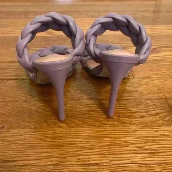 Steve Madden Kenley Lavender Braided Heels, Womens size 6.5