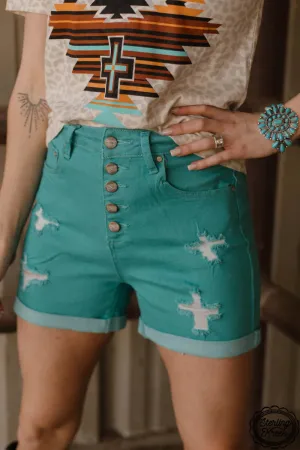 Tennessee Walking Shorts - Turquoise