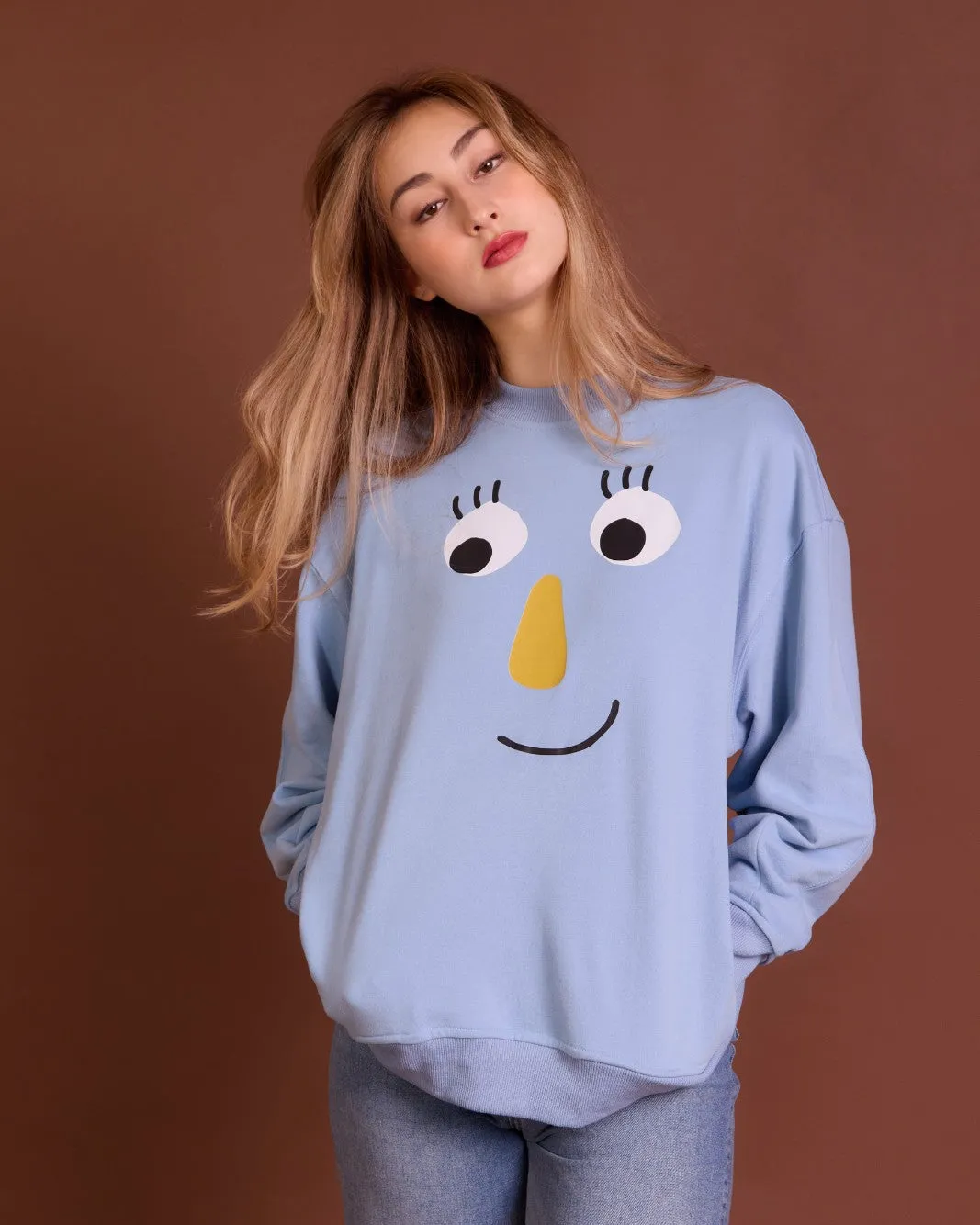 The Peep Jumper in Blue