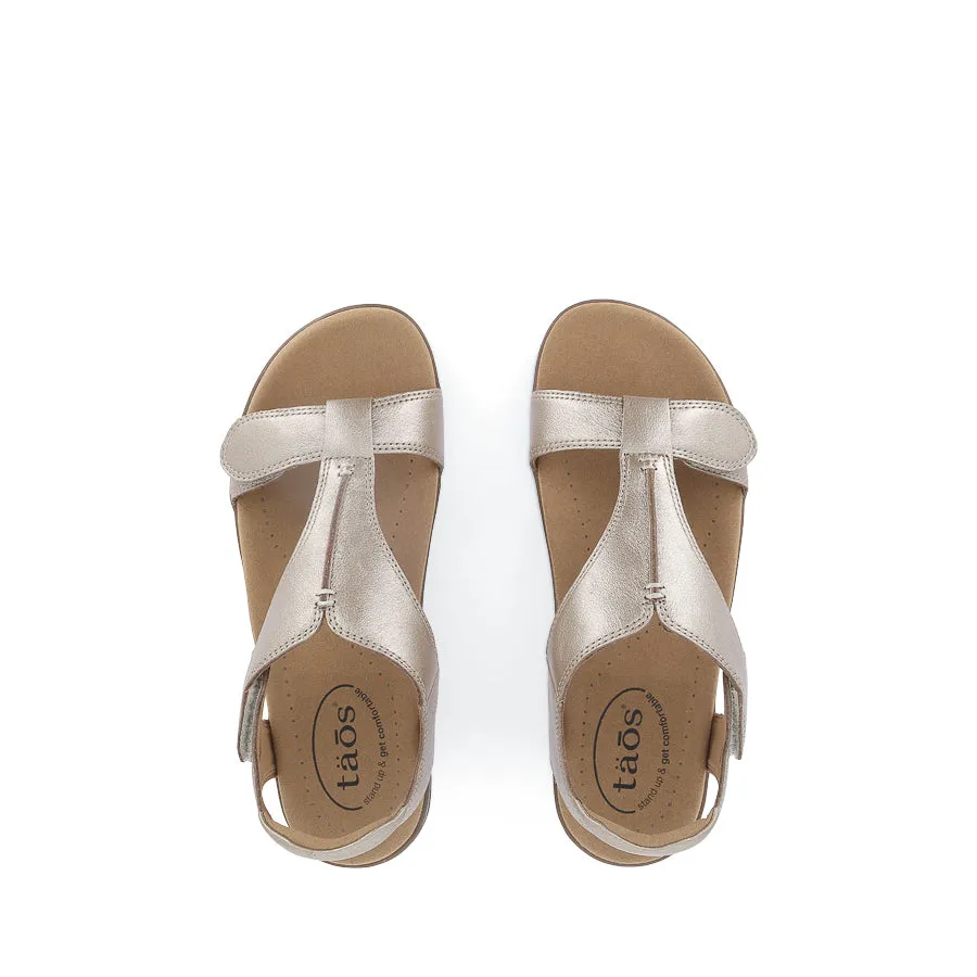 THE SHOW - METALLIC CHAMPAGNE LEATHER