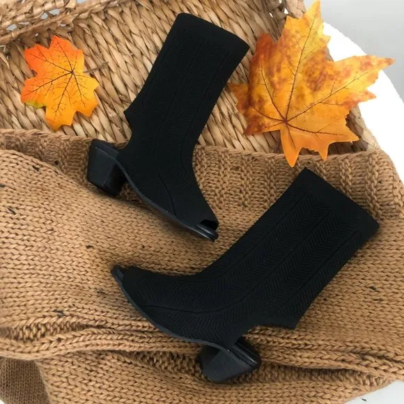Toddler/ Kids Peep Toe Boot