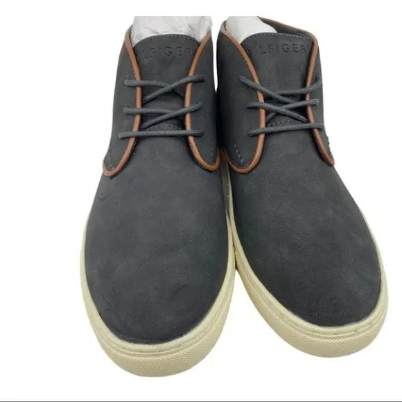 Tommy Hilfiger Men Morven2 Faux-Leather Chukka