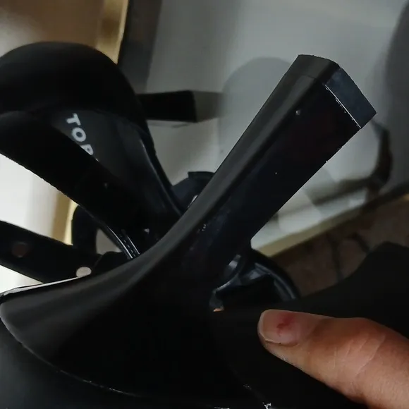 Torrid black studed stiletto heels size 8.5