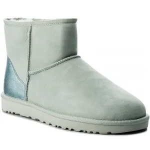 UGG AUSTRALIA Classic Mini II Metallic Iceberg Size 8