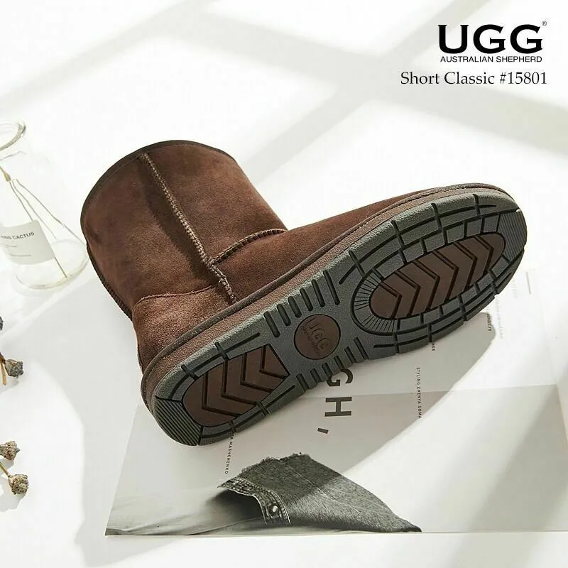 UGG AUSTRALIAN SHEPHERD™ Short Classic Boots Sheepskin Water Resistant #15801