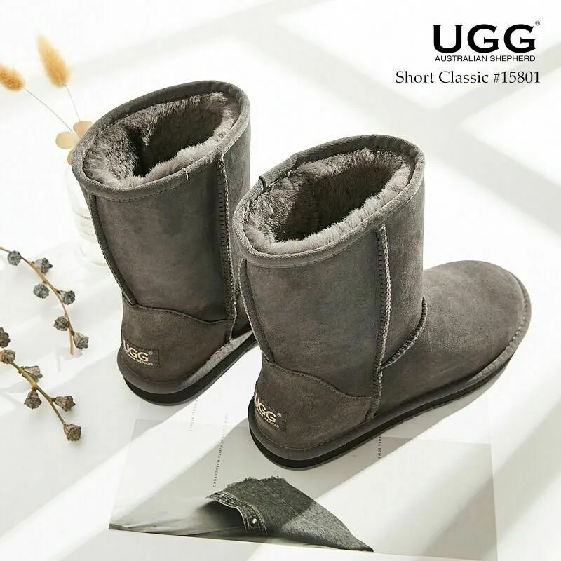 UGG AUSTRALIAN SHEPHERD™ Short Classic Boots Sheepskin Water Resistant #15801