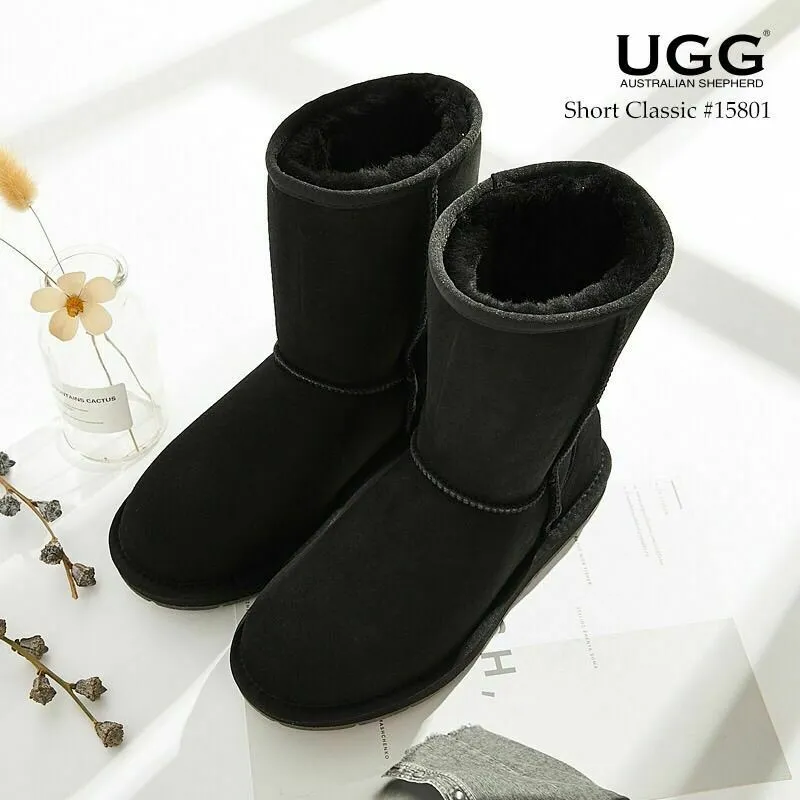 UGG AUSTRALIAN SHEPHERD™ Short Classic Boots Sheepskin Water Resistant #15801