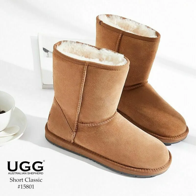 UGG AUSTRALIAN SHEPHERD™ Short Classic Boots Sheepskin Water Resistant #15801