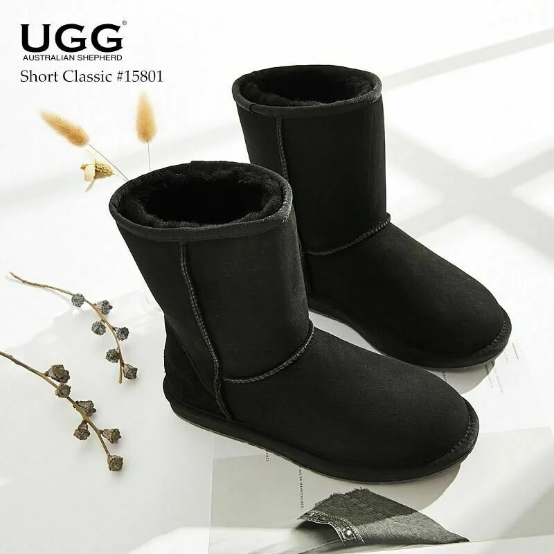 UGG AUSTRALIAN SHEPHERD™ Short Classic Boots Sheepskin Water Resistant #15801