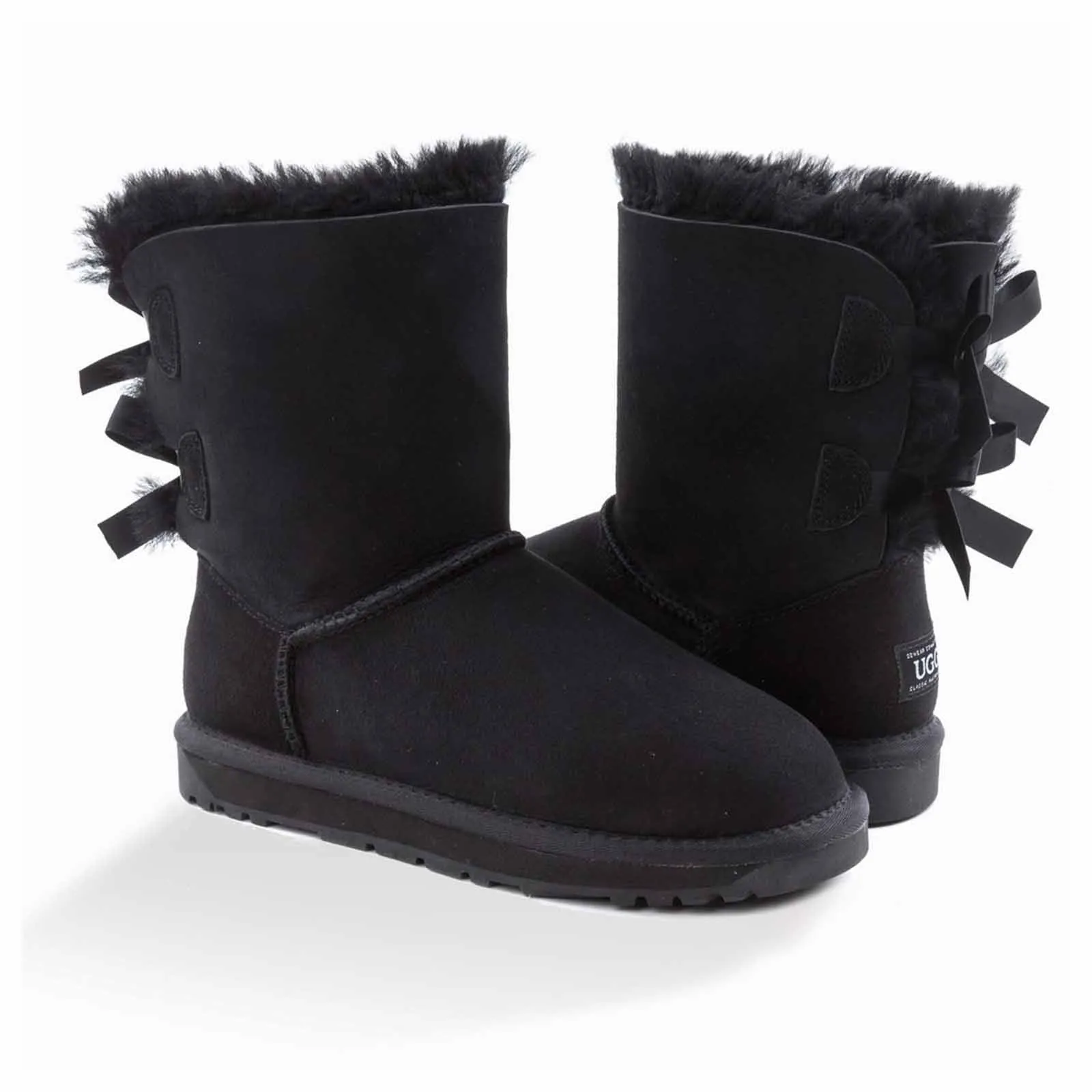 Ugg Boots Classic Bailey Bow Black 41