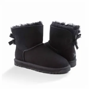 Ugg Boots Classic Mini Bailey Bow Black 35