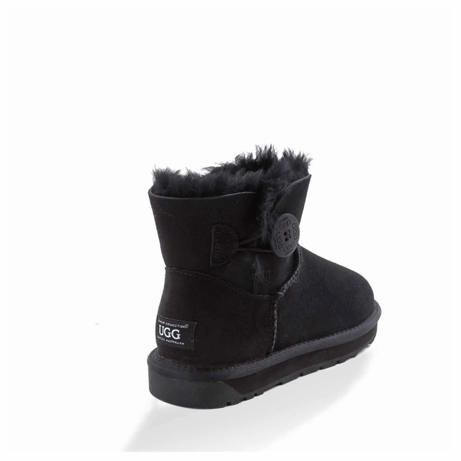 Ugg Boots Classic Mini Button Black 39