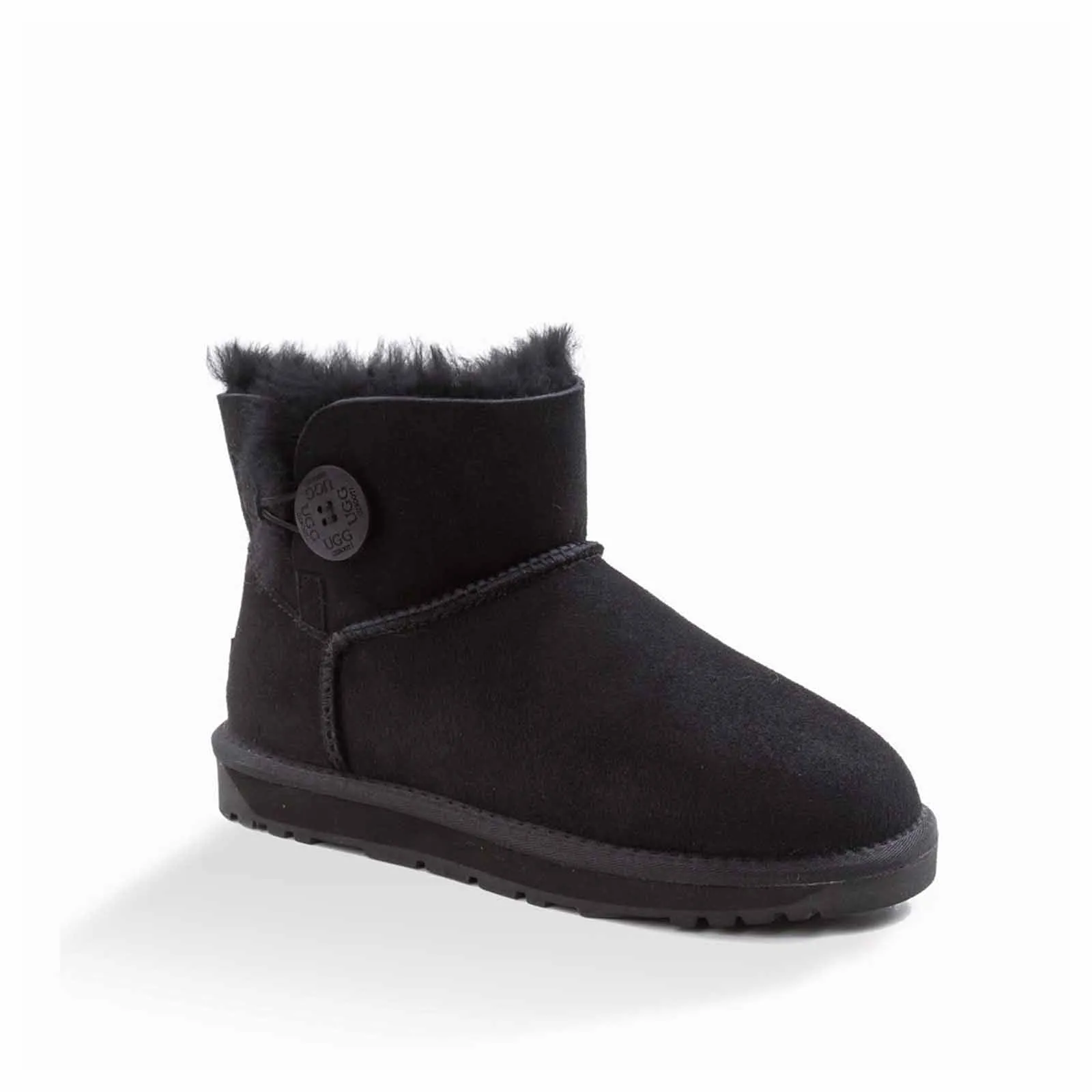 Ugg Boots Classic Mini Button Black 39