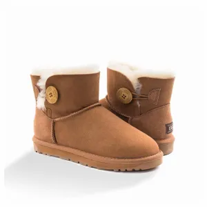 Ugg Boots Classic Mini Button Chestnut 35
