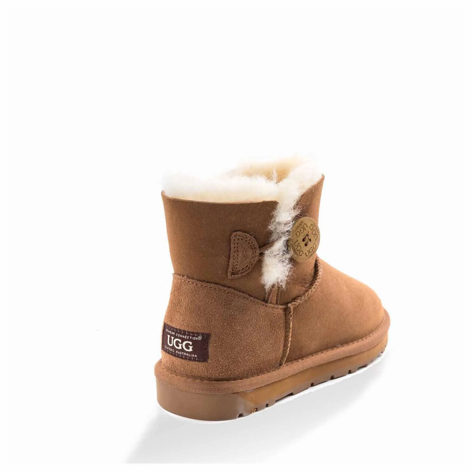 Ugg Boots Classic Mini Button Chestnut 40