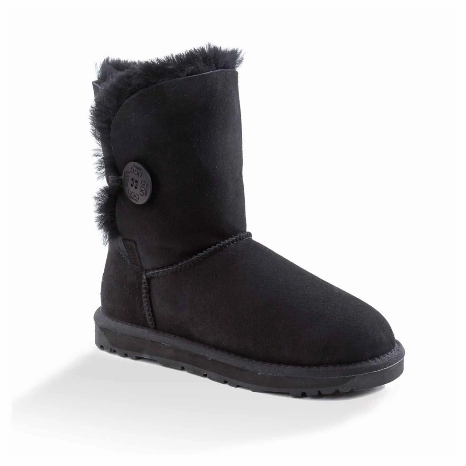Ugg Boots Classic Short Button Black 40