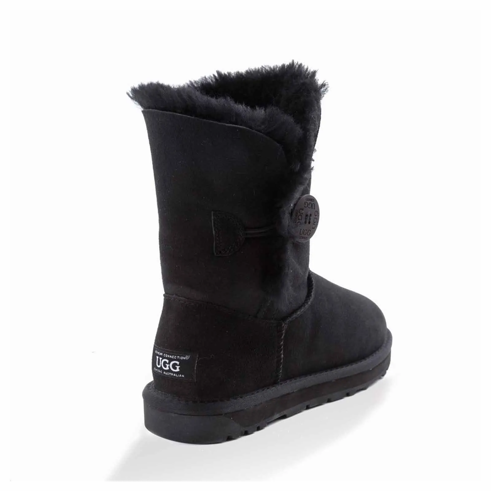 Ugg Boots Classic Short Button Black 41