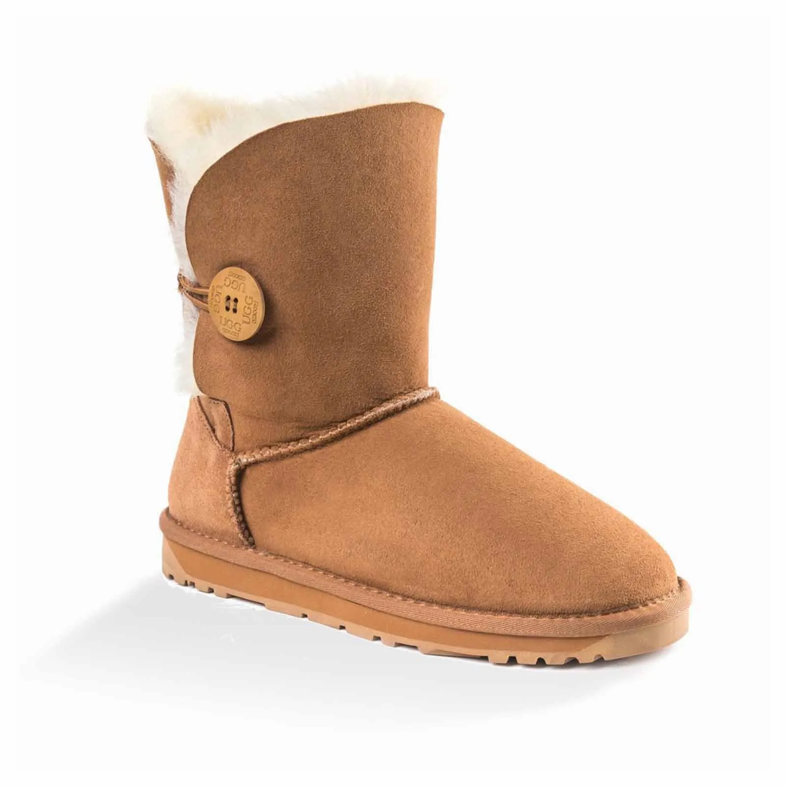 Ugg Boots Classic Short Button Chestnut 37